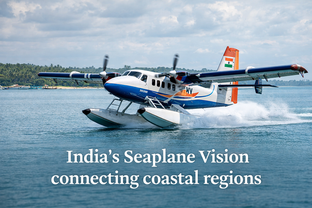 India’s Seaplane Vision connecting coastal and island regions through seaplane operations